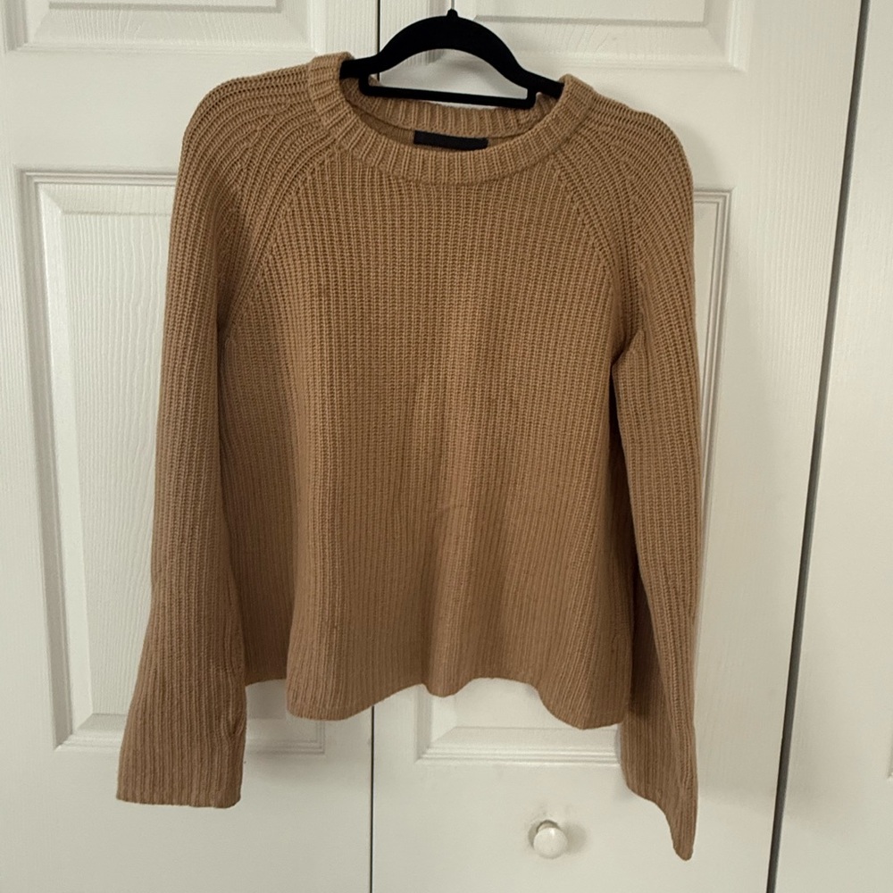 Jenni Kayne Cashmere Fisherman Camel size M - Picture 5 of 5